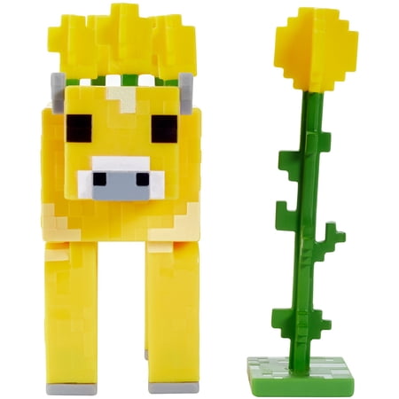 Minecraft Biome Builds Moobloom Action Figure Set