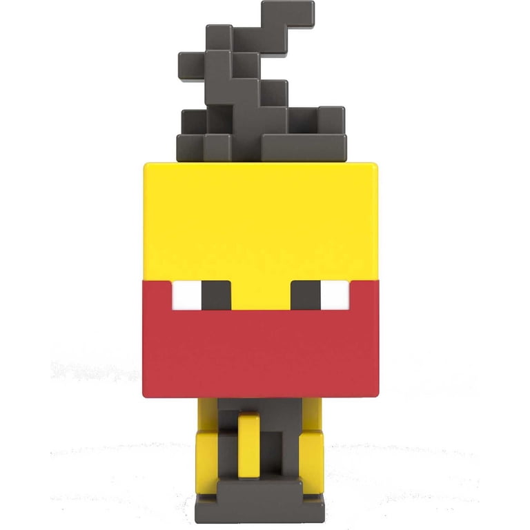 Minecraft Blaze Mini Action Figure, Mob Head Minis Toy with