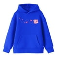 thumbnail image 1 of Minecraft Block Butterfly Flying Youth Royal Blue Graphic Hoodie-Medium, 1 of 4