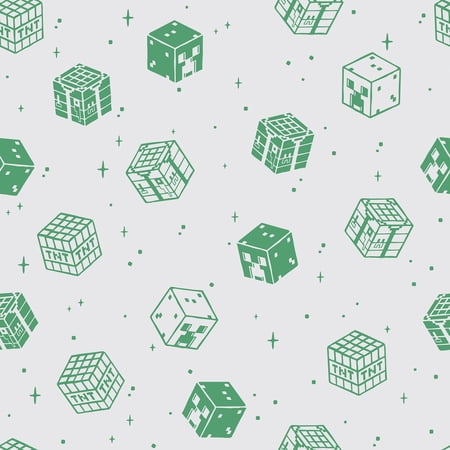 Minecraft Blocks Peel & Stick Wallpaper