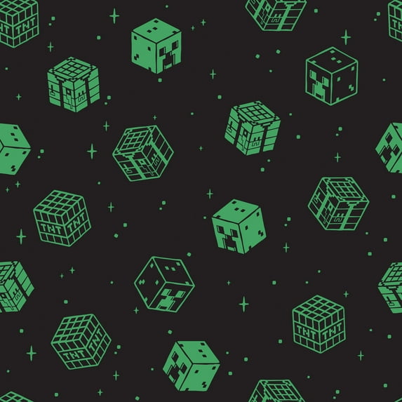 Minecraft Blocks Peel & Stick Wallpaper