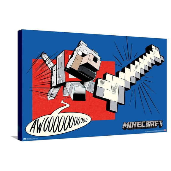 Minecraft - Bone Canvas Wall Poster, 22.375" x 34"