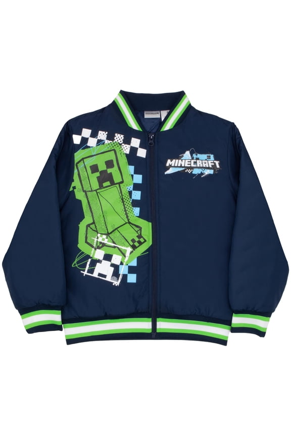 Boys Creeper Varsity Bomber Jacket (Little & Big Boys), Sizes 4–12