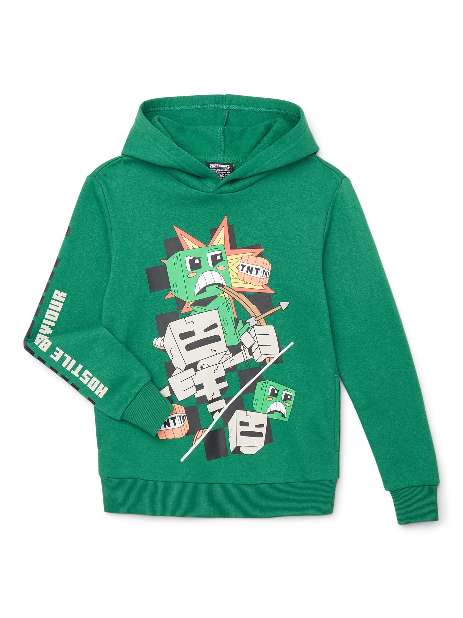 Minecraft Boy's Graphic Hoodie, Sizes XS-2XL
