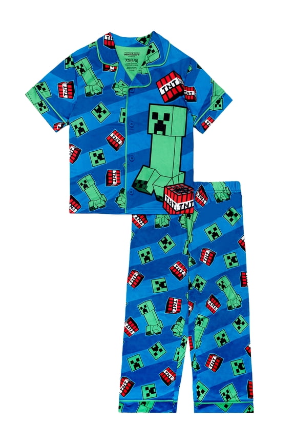 Boys 2-Piece Coat and Pant Pajama Set, Sizes 4-12