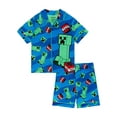 thumbnail image 1 of Minecraft Boys 2-Piece Coat and Short Pajama Set, Sizes 4-12, 1 of 3