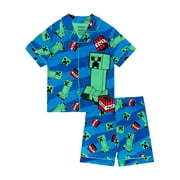 Boys 2-Piece Coat and Short Pajama Set, Sizes 4-12
