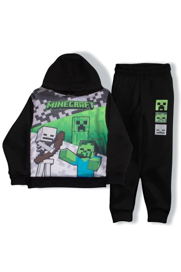 Boys 2 Piece Fleece Pants Sets, Pullover Hoodie and Jogger Set for Boys (Sizes 4-16)
