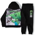 thumbnail image 1 of Minecraft Boys 2 Piece Fleece Pants Sets, Pullover Hoodie and Jogger Set for Boys (Sizes 4-16), 1 of 7