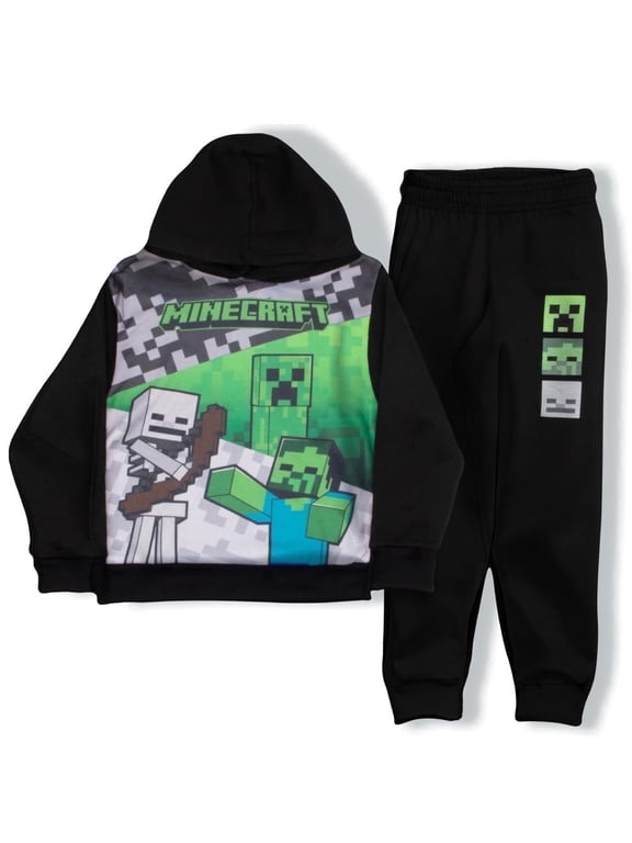 Boys 2 Piece Fleece Pants Sets, Pullover Hoodie and Jogger Set for Boys (Sizes 4-16)