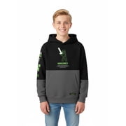 Minecraft Boy’s Colorblock Fleece Graphic Hoodie, Sizes 4-18