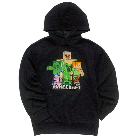 Minecraft Boys' Bobble Mobbin Pullover Hoodie, Sizes XS-XL