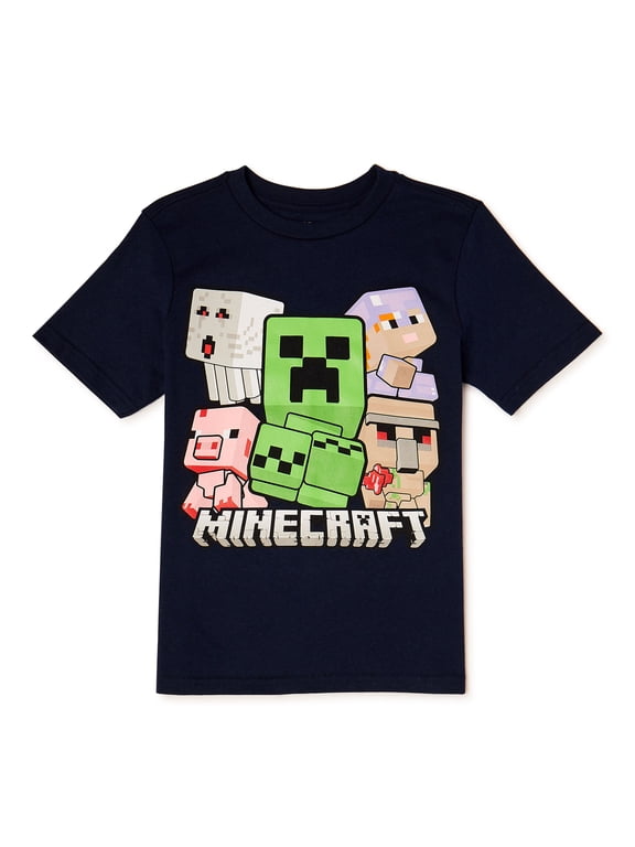 Boys Bobble Short Sleeve T-Shirt, Sizes 4-18