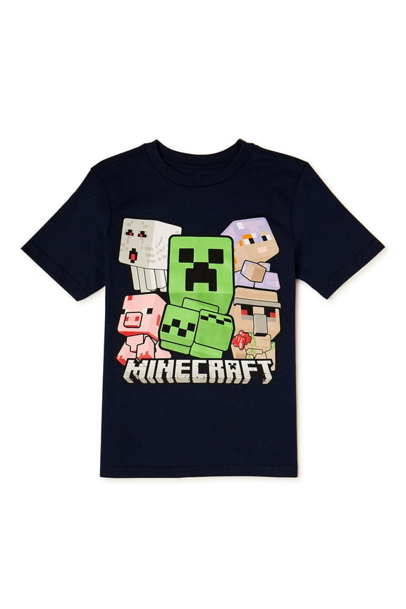 Boys Bobble Short Sleeve T-Shirt, Sizes 4-18