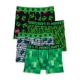 thumbnail image 1 of Minecraft Boys Boxer Brief Underwear, 4-Pack, Sizes 4-14, 1 of 6