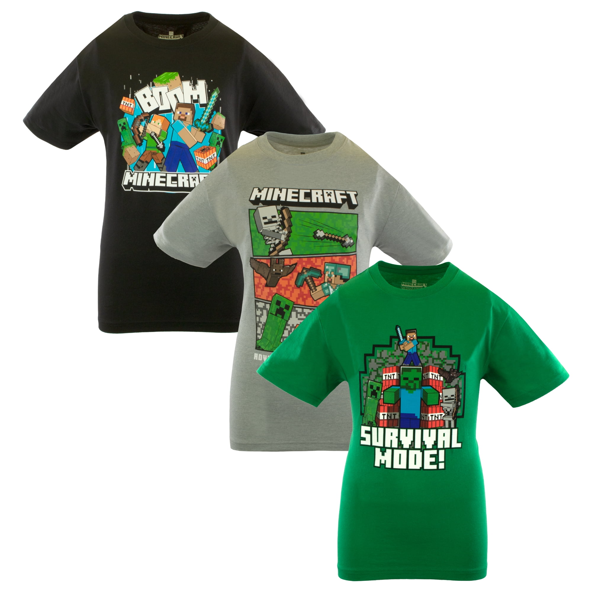 Minecraft Ender Dragon Kids Short Sleeve T-Shirt