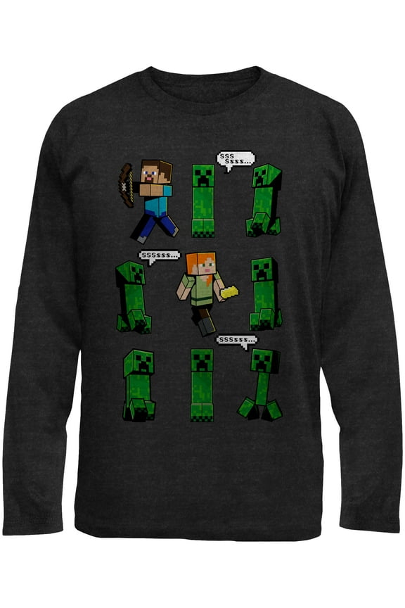 Boys' Creeper Speech Bubbles Long Sleeve T-Shirt, Sizes 4-16