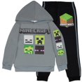 thumbnail image 1 of Minecraft Boys Fleece Pullover Hoodie & Jogger Pants 2-Piece Set (Little Boys' & Big Boys'), Sizes 4-8, 1 of 15