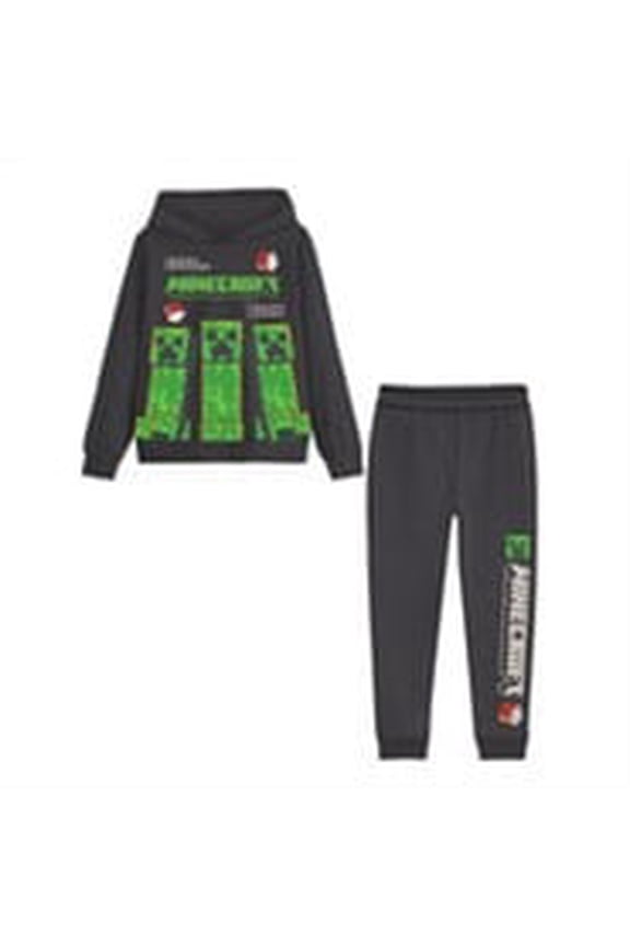 Boys Fleece Pullover Hoodie & Jogger Pants Set (Little & Big Boys), 2-Piece Bundle, Sizes 4-8