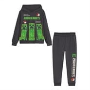 Minecraft Boys Fleece Pullover Hoodie & Jogger Pants Set (Little & Big Boys), 2-Piece Bundle, Sizes 4-8