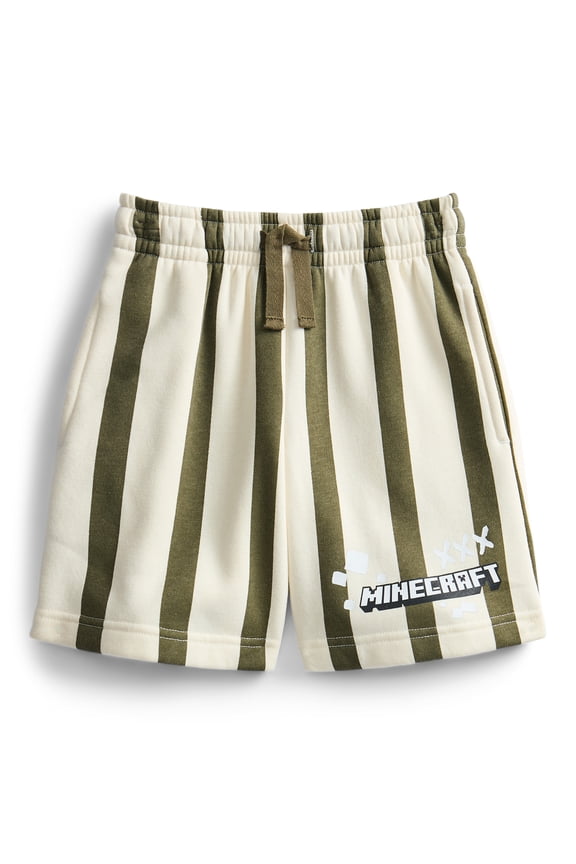 Minecraft Boys Fleece Shorts, Sizes 4-18