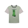 thumbnail image 1 of Minecraft Boys' Front Back Graphic Tee with Short Sleeves, Sizes 4-18, 1 of 3