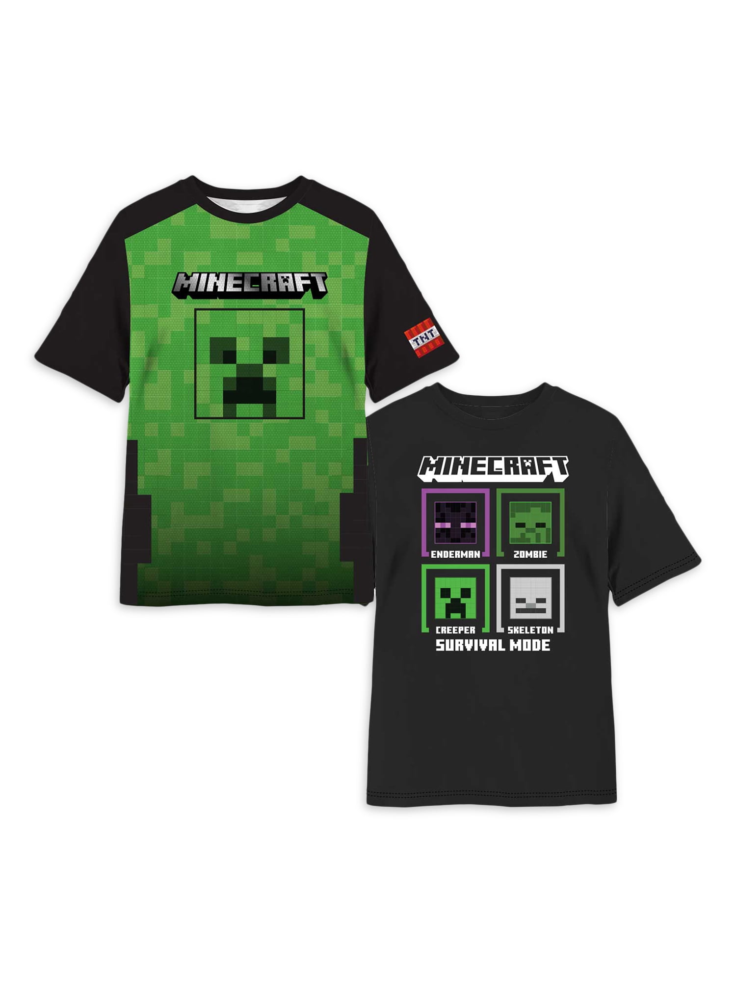 Roblox Boys Short Sleeve Graphic T-Shirts 2 Pack, Size 4-18