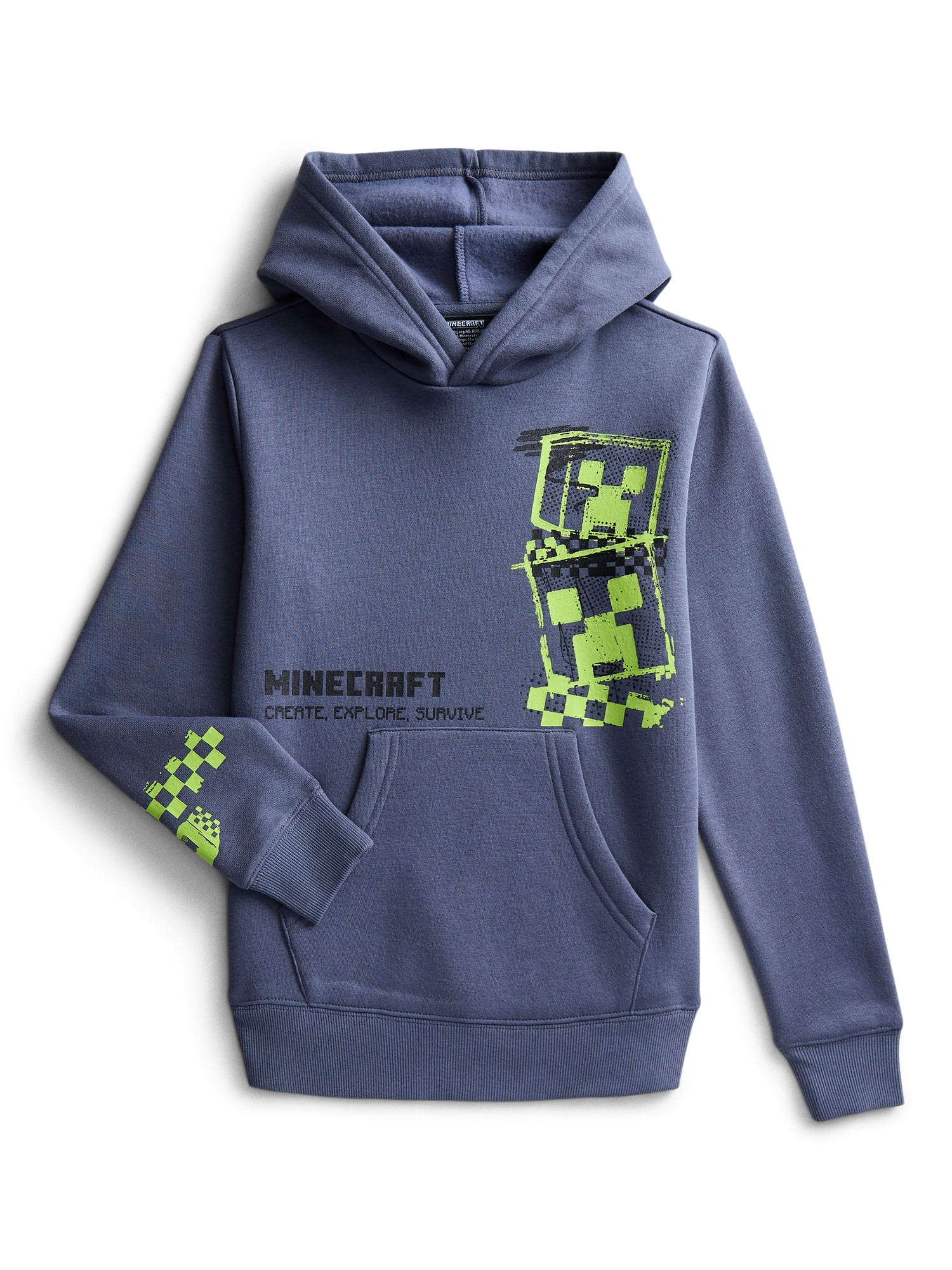 Minecraft Boys Graphic Hoodie, Sizes XS-2XL