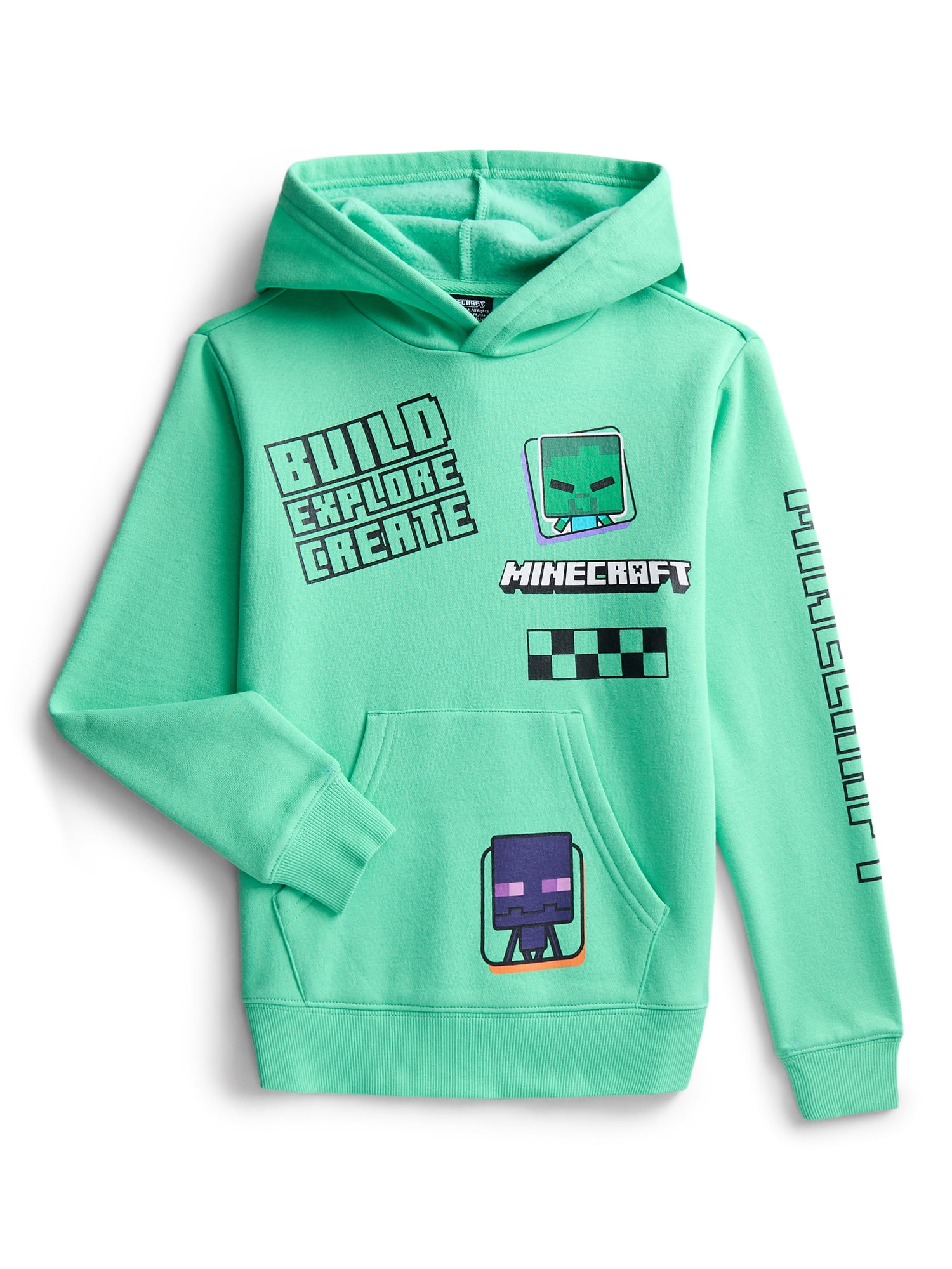 Minecraft Boys Graphic Hoodie, Sizes XS-2XL