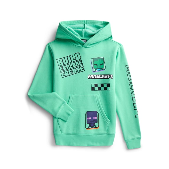 Minecraft Boys Graphic Hoodie, Sizes XS-2XL