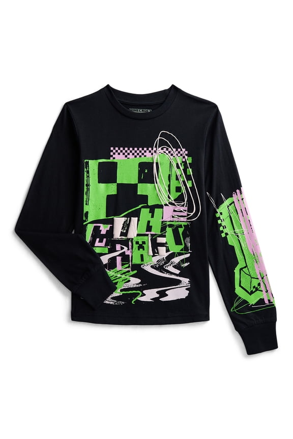 Boys Graphic Tee with Long Sleeves, Sizes XS-2XL