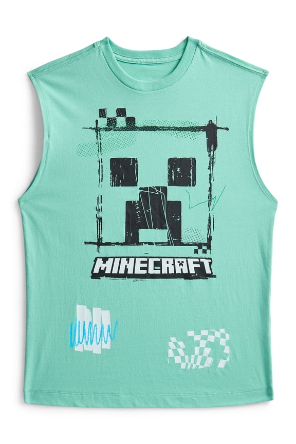 Boys Creeper Graphic Muscle Tank Top, Sizes 4-18