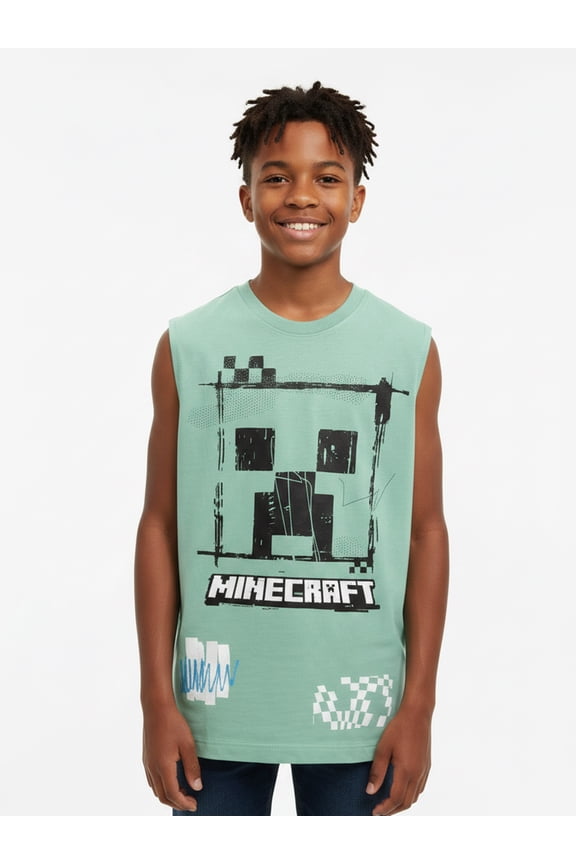 , Boys' Graphic Muscle Tank Top, Sizes 4-18