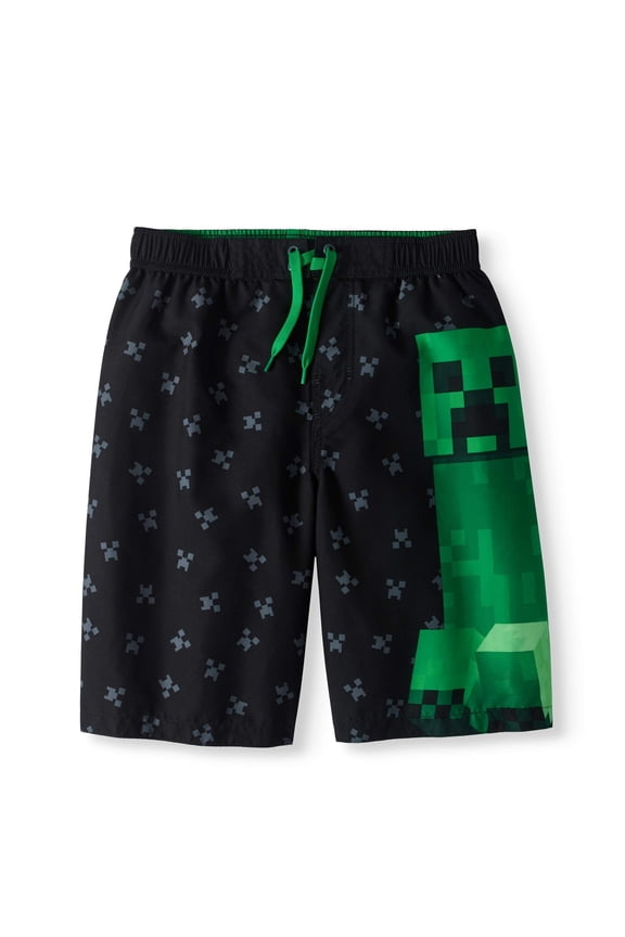 Boys' Graphic Swim Trunks
