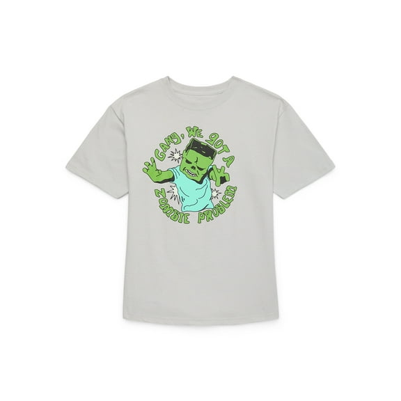 Minecraft Boys’ Graphic Tee with Short Sleeves, Sizes XS-2XL