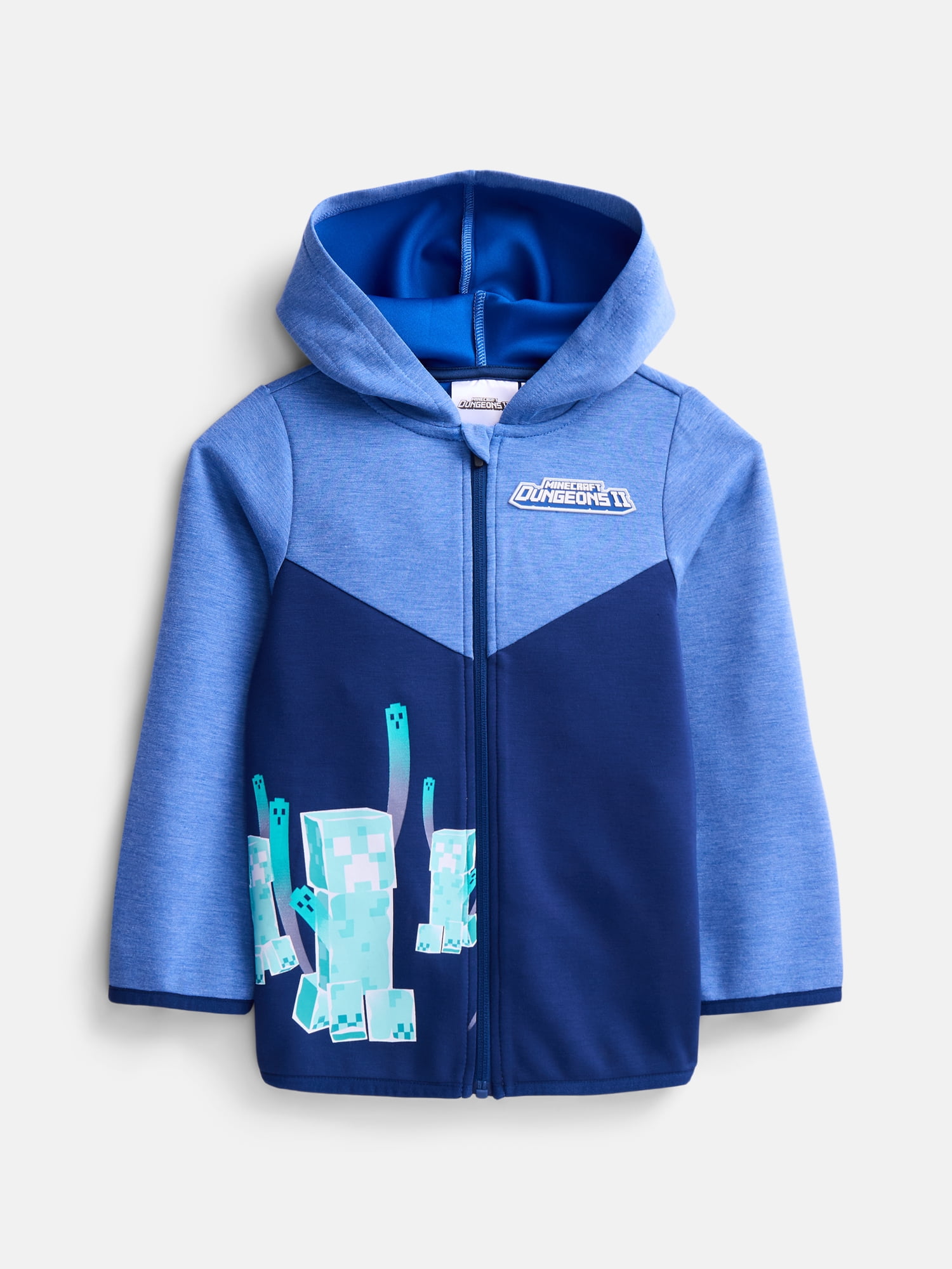Minecraft Boys Hooded Zip Jacket, Sizes 4-16
