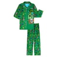 Minecraft Boys' Long Sleeve Pajama Set, 2-Piece, Sizes 4-12 - Walmart.com