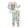 thumbnail image 1 of Minecraft Boys Long Sleeve Tee and Pants Pajama Set, 2-Piece, Sizes 4-10, 1 of 3