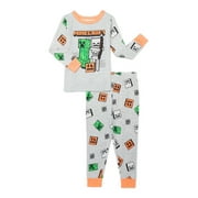 NBC TRADING The Nightmare Before Christmas Boys Long Sleeve Tee and Pants Pajama Set, 2-Piece, Sizes 4-10