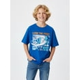 thumbnail image 1 of Minecraft, Boys' Relaxed Graphic T-Shirt, Dungeons II Lead the Fight, Sizes 4-18, 1 of 7