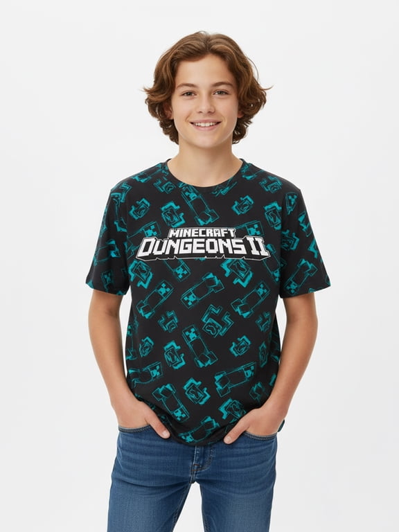 , Boys' Relaxed Graphic T-Shirt, Dungeons II, Sizes 4-18