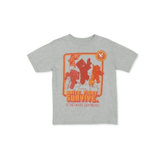 Minecraft Boys Short Sleeve T-Shirt, Sizes 4-18