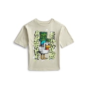Minecraft Boys Graphic Tee with Short Sleeves, Sizes 4-18