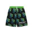 thumbnail image 1 of Minecraft Movie Boys’ Swim Trunks with UPF 50+, Sizes 4-12, 1 of 3