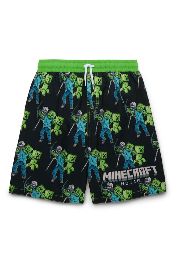 Movie Boys’ Swim Trunks with UPF 50+, Sizes 4-12