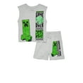 thumbnail image 1 of Minecraft Boys Tank Top and Shorts Set, 2-Piece, Sizes 4-10, 1 of 3