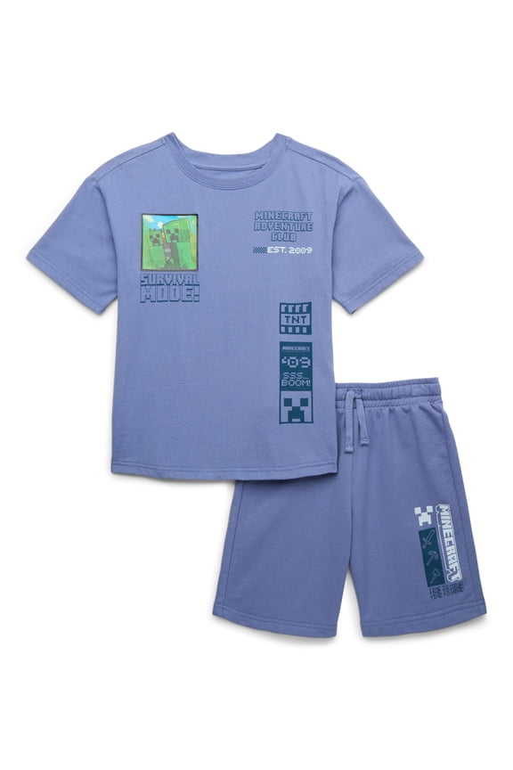 Boys Tee and Shorts Casual Set, 2-Piece, Sizes 4-10