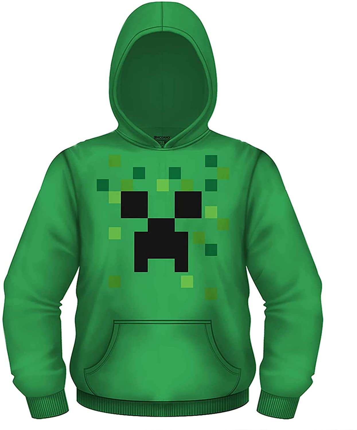 Creeper Classic Minecraft Costume, Green, Large (10-12)