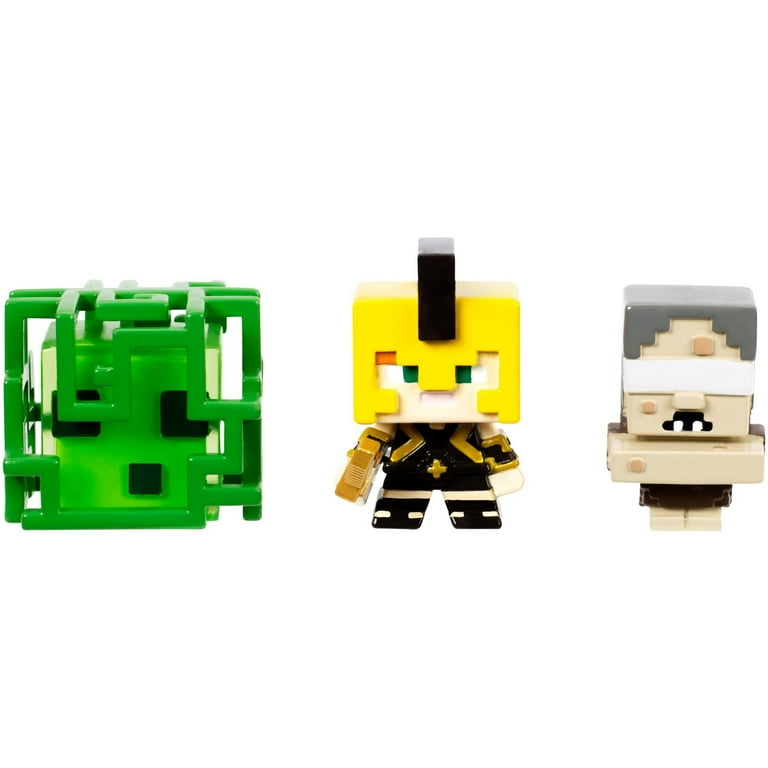  Minecraft Mini Figure 3-Pack, Farming Steve, Spawning