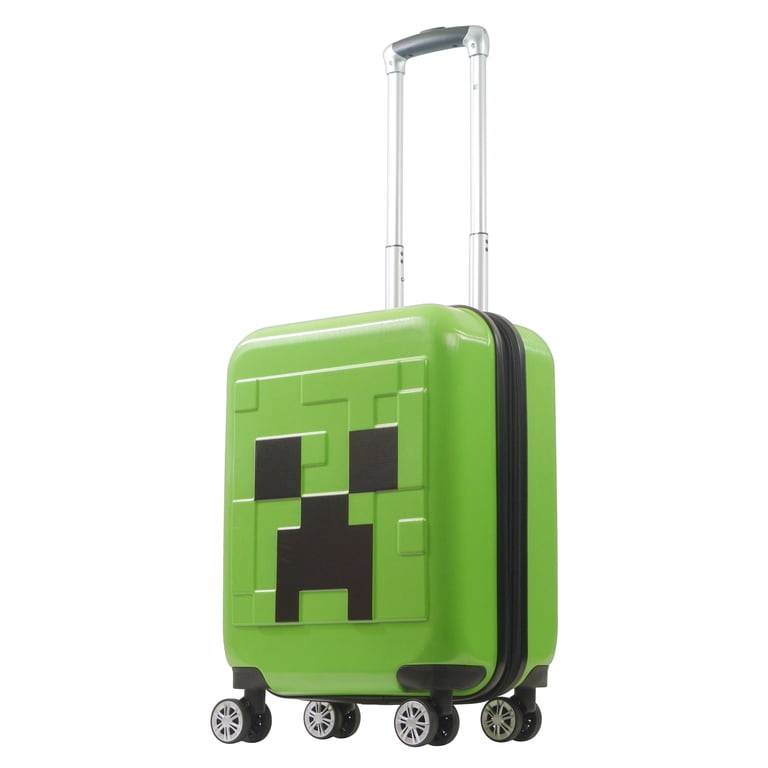 Minecraft Carry On Suitcase, Kids and Adult Travel Luggage with
